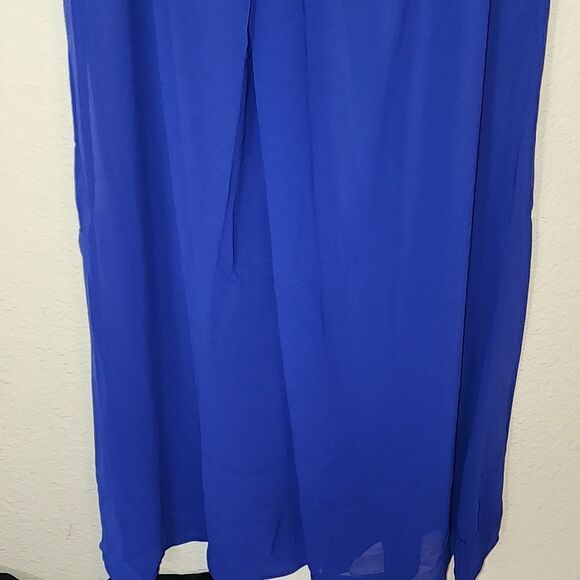 Uniq Blue Sheer Pants with Shorts under. Midnight blue/purple - Picture 5 of 5